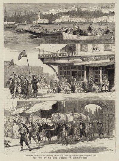 The War in the East, Sketches at Constantinople by Joseph Nash